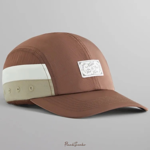 Kith Pieced Panel Griffey Camper Cap Hat • OS • Prelude Brown • 2023 - Picture 4 of 6